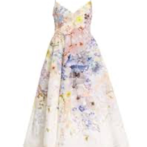 Zimmermann Rhythmic Picnic MIDI Dress - Picture 2 of 6